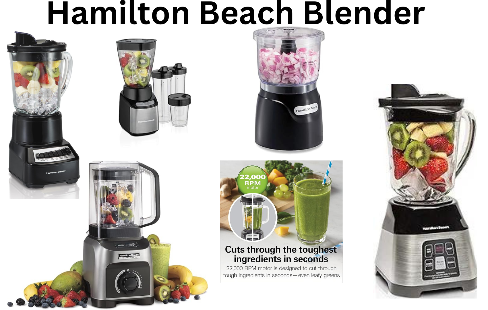 Hamilton Beach Blender: Elevate Your Culinary Creations