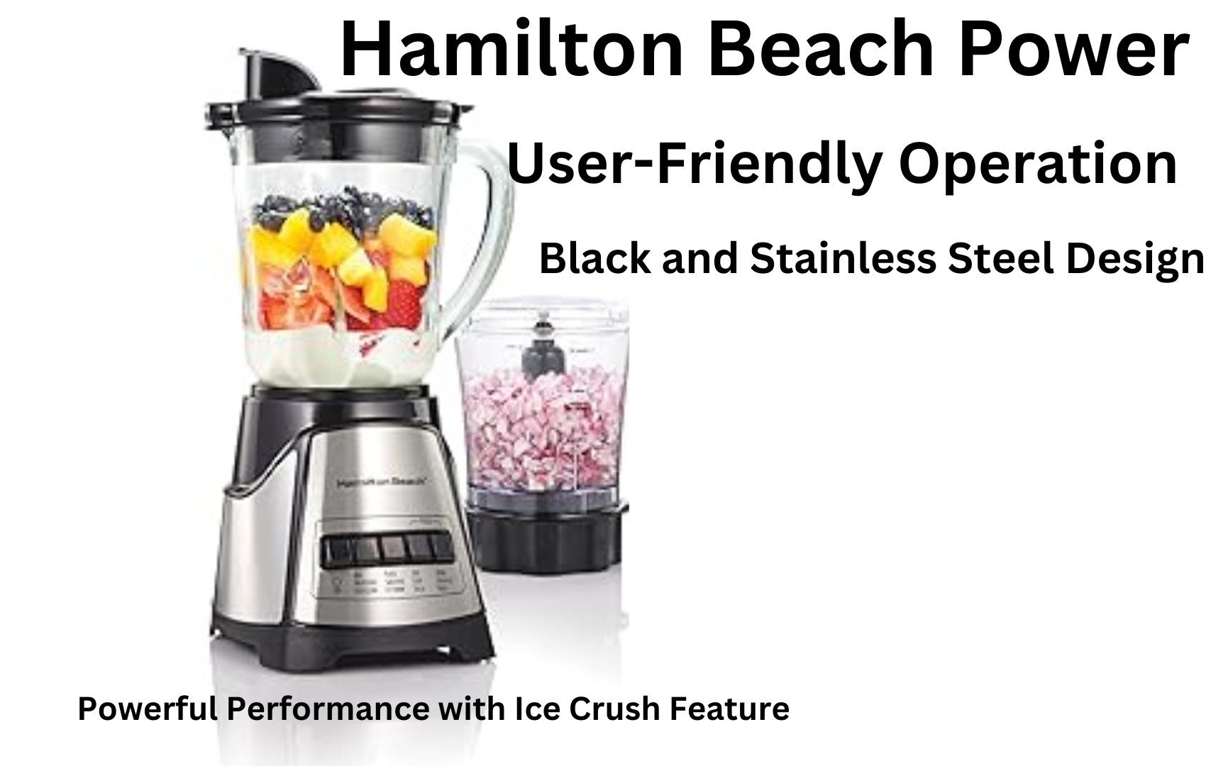 Hamilton Beach Power Elite Blender for Shakes