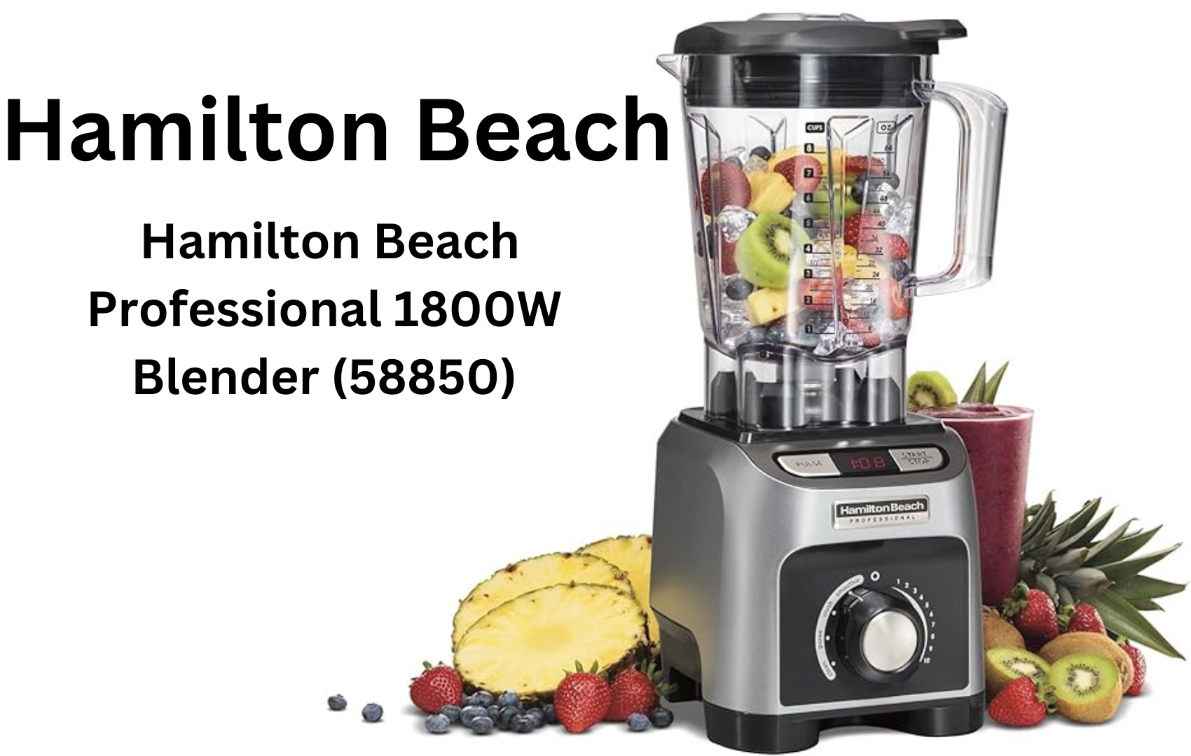  Hamilton Beach Professional 1800W Blender (58850)