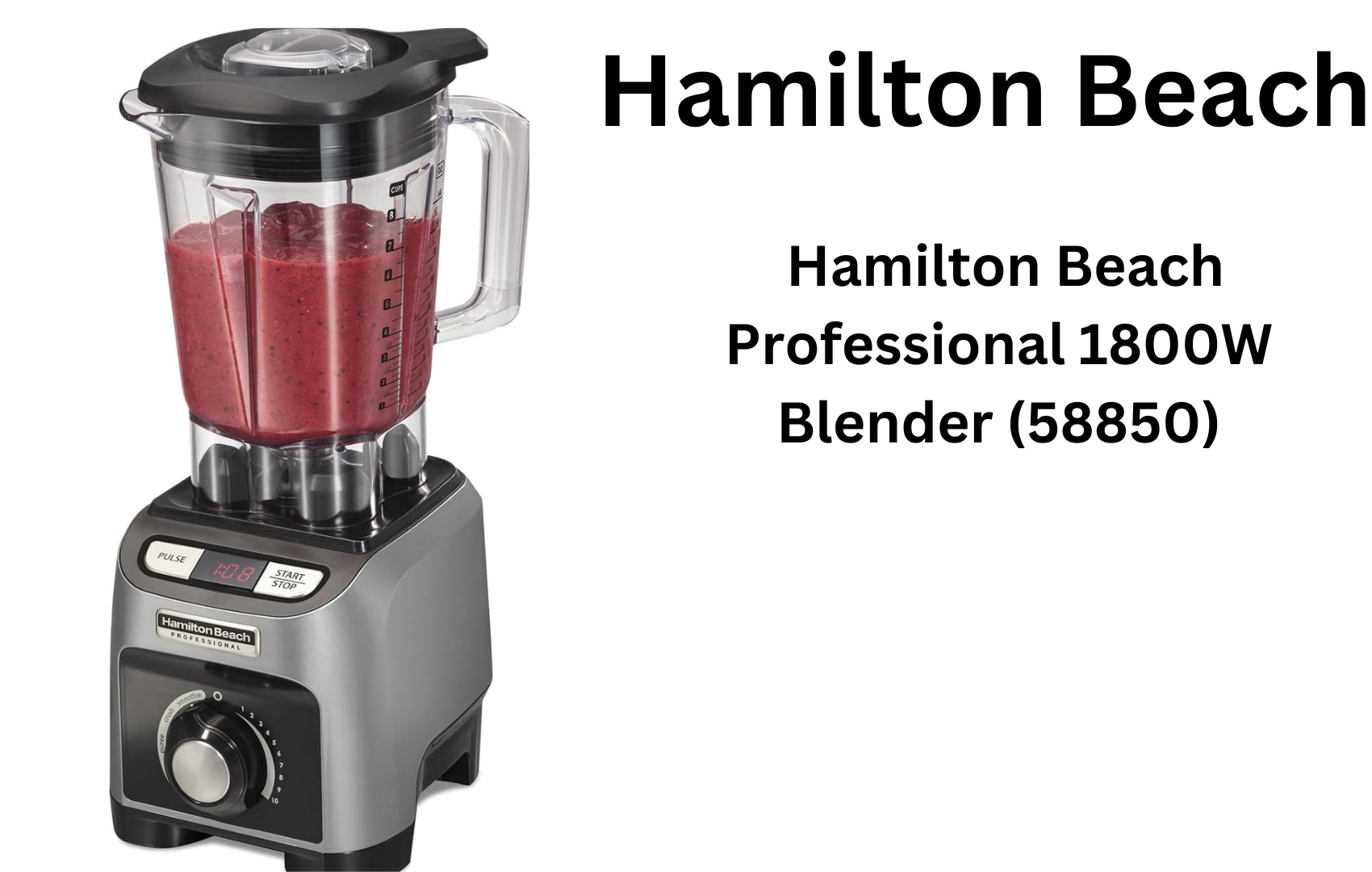  Hamilton Beach Professional 1800W Blender (58850)