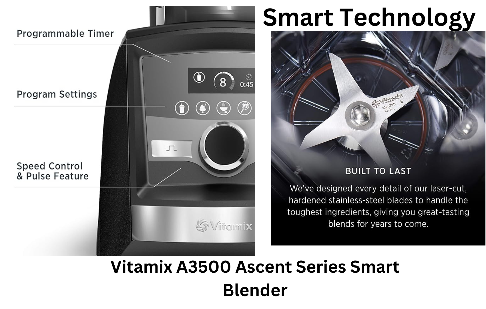 Vitamix A3500 Ascent Series Smart Blender: Elevating Your Culinary Experience