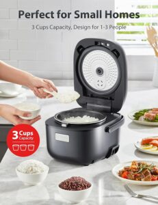 TOSHIBA 3-Cup Uncooked Rice Cooker