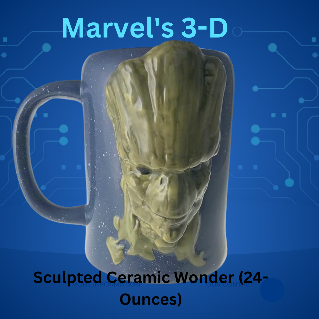 Groot Mug Magic: Marvel's 3-D Sculpted Ceramic Wonder (24-Ounces)