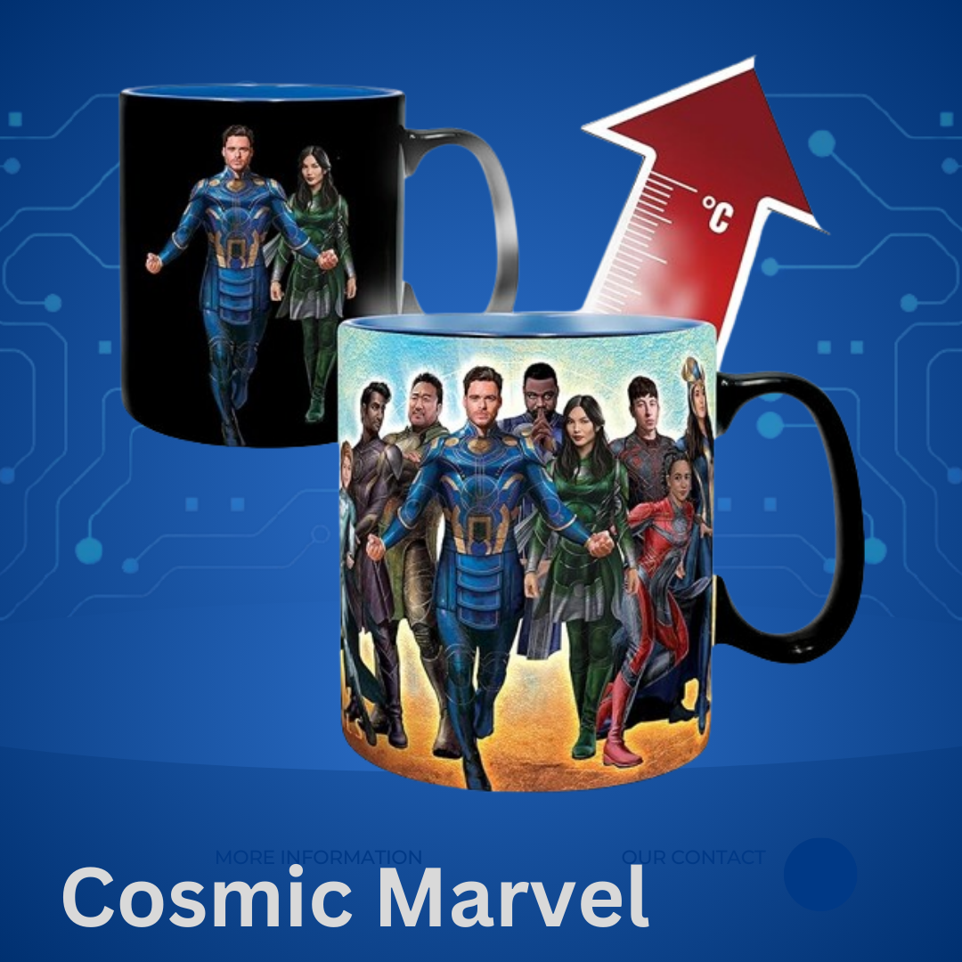 Cosmic Marvel: ABYSTYLE Eternals & Celestials Heat Reactive Mug (460 ml) 