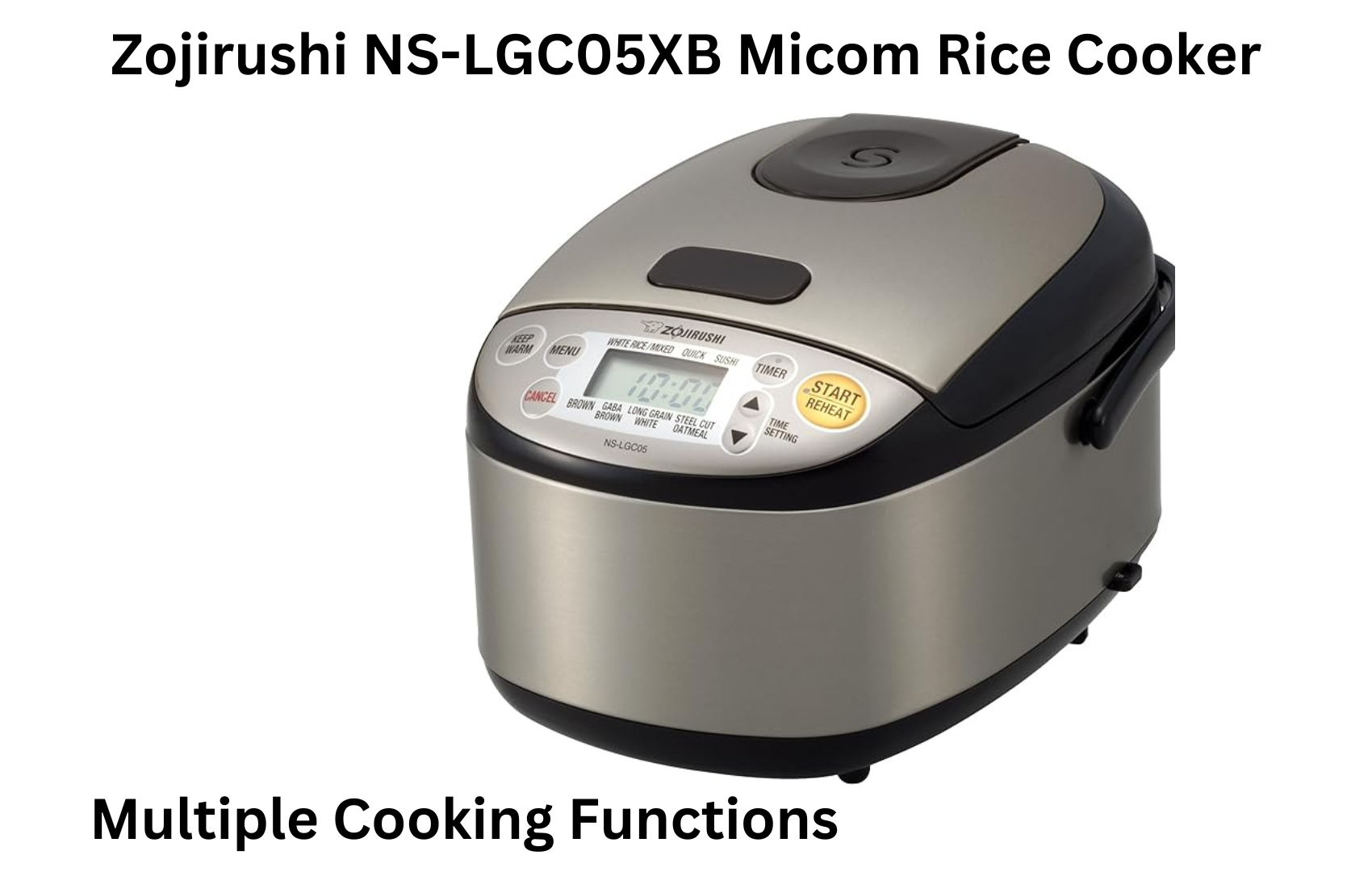 Zojirushi NS-LGC05XB Micom Rice Cooker 