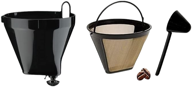 Cuisinart Filter Basket & Gold Tone Permanent Filter Bundle: Perfect for DCC-3200