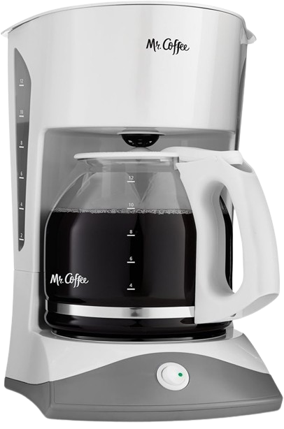 Unveiling the Elegance of the Mr. Coffee 12-Cup Manual Coffee Maker in Classic White