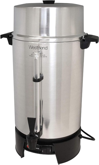 West Bend 33600 Coffee Urn: NSF Approved, Fast Brewing, Easy Clean Up