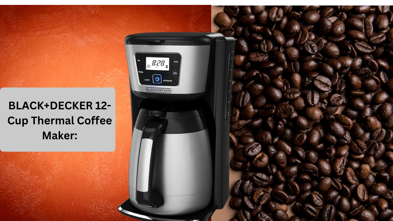 BLACK+DECKER 12-Cup Thermal Coffee Maker: