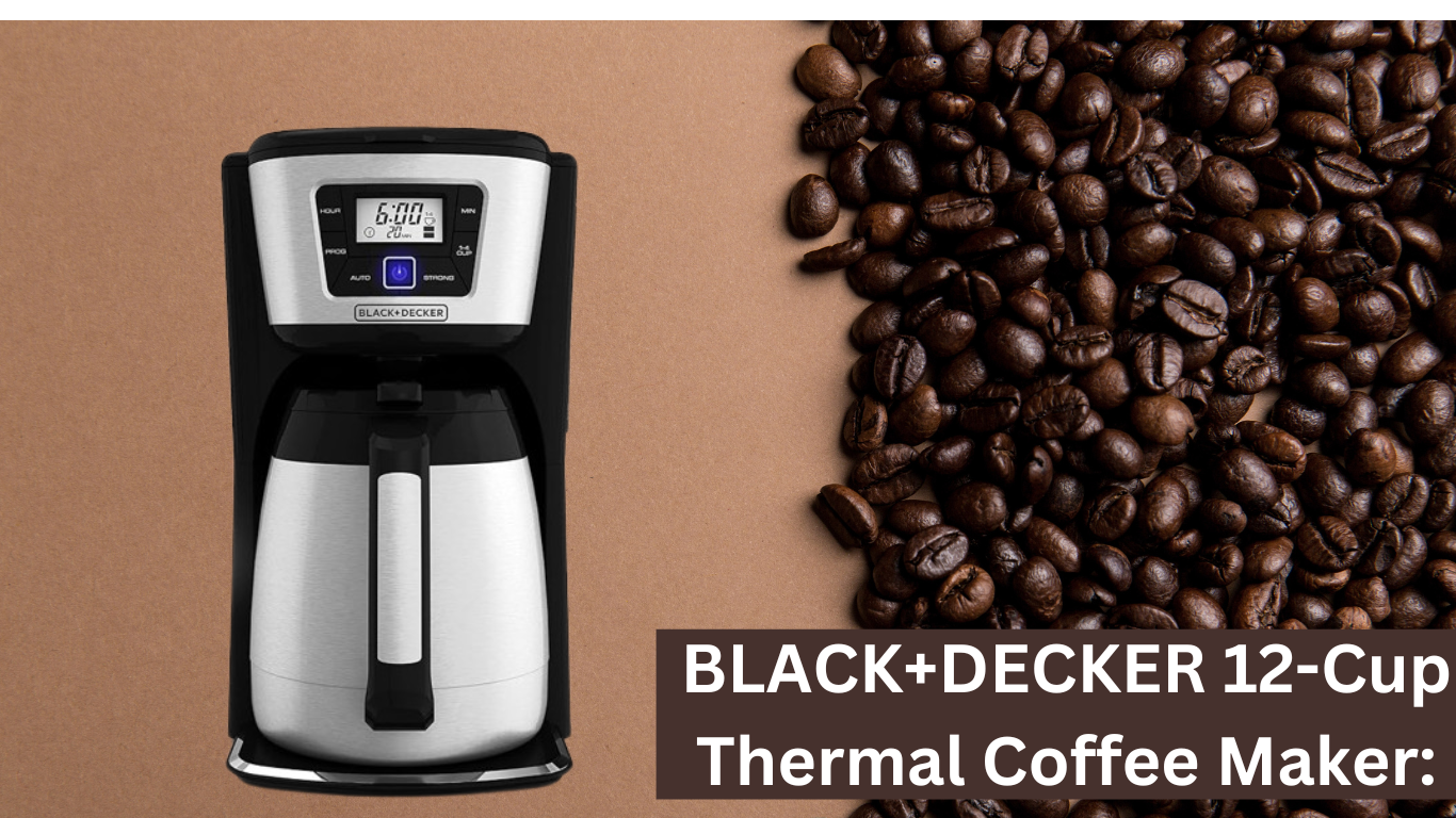 BLACK+DECKER 12-Cup Thermal Coffee Maker: