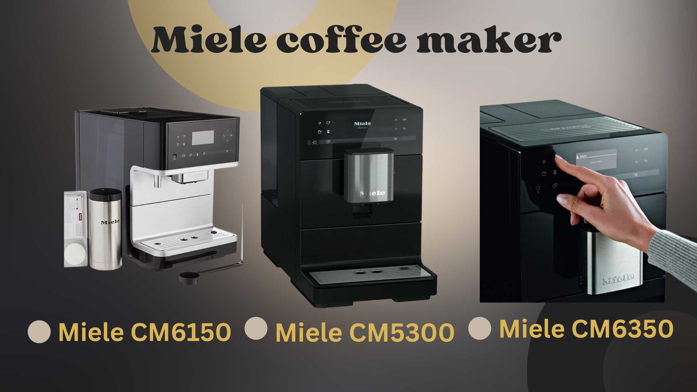 Miele coffee maker