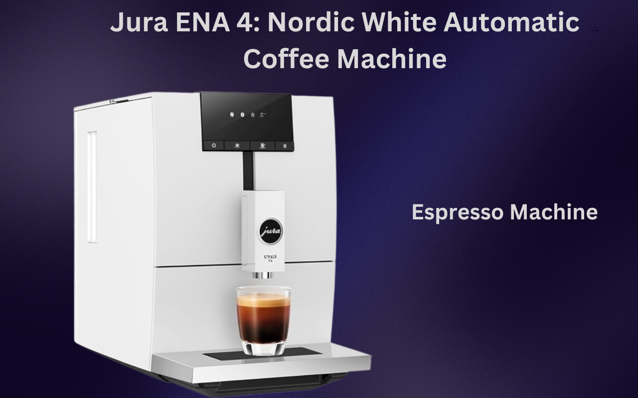 Jura ENA 4: Nordic White Automatic Coffee Machine