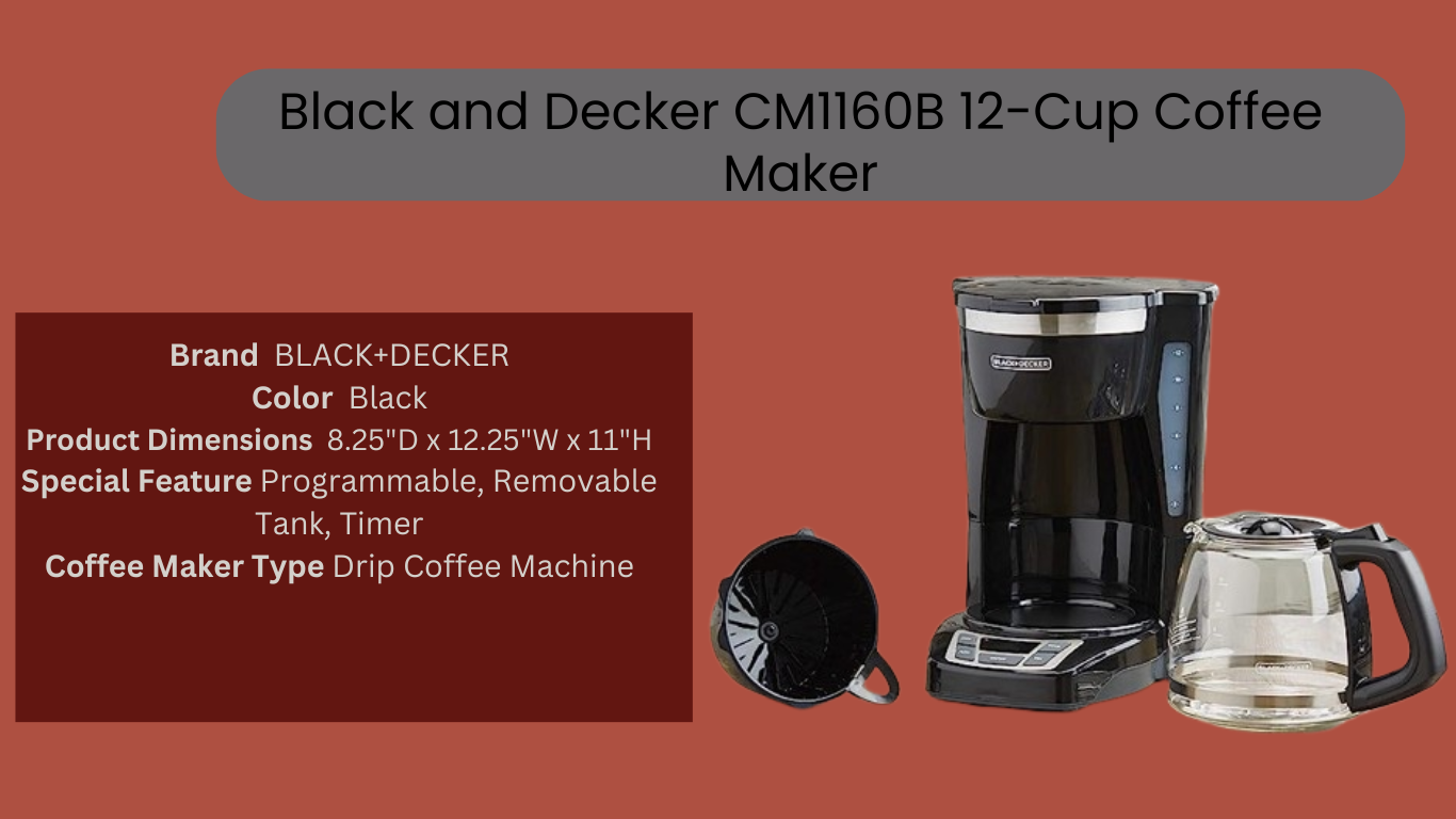 Black and Decker CM1160B 12-Cup Coffee Maker