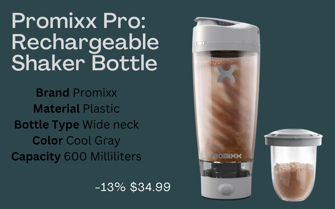 Promixx Pro: Rechargeable Shaker Bottle