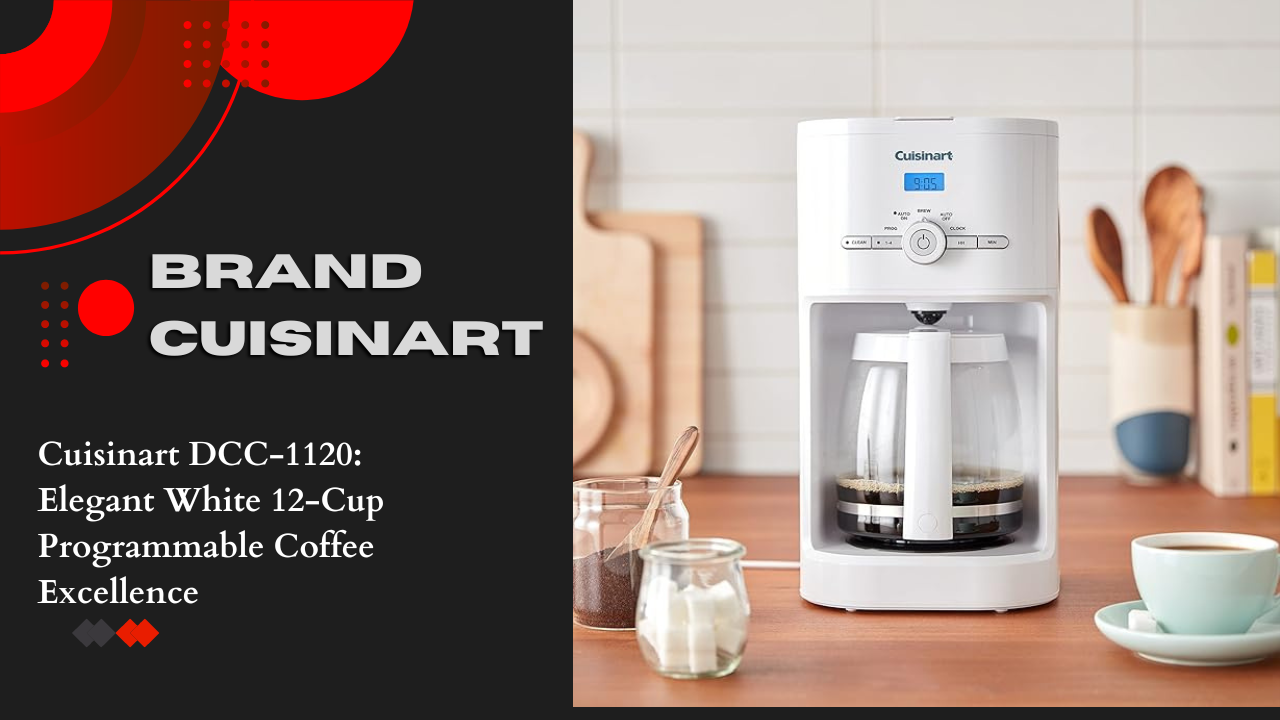 Cuisinart DCC-1120: Elegant White 12-Cup Programmable Coffee Excellence