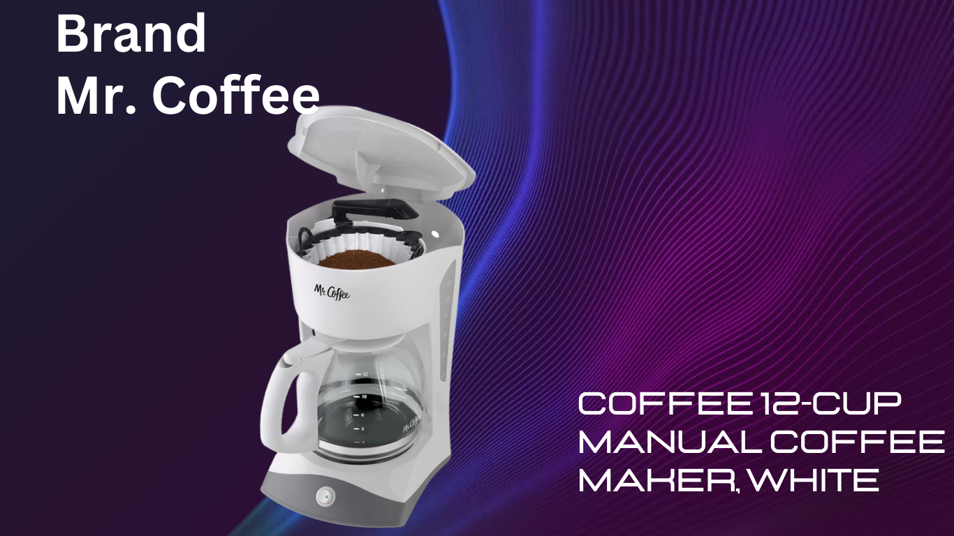 Unveiling the Elegance of the Mr. Coffee 12-Cup Manual Coffee Maker in Classic White