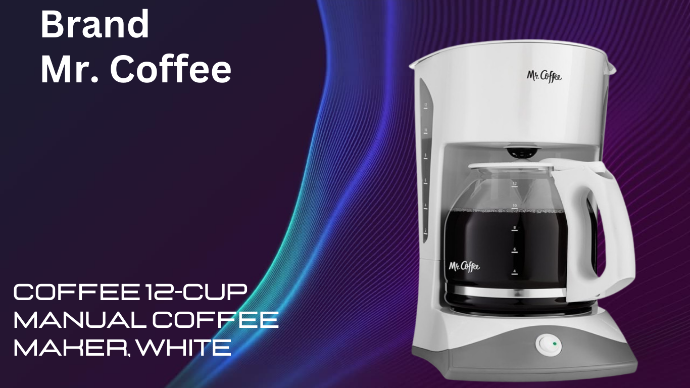 Unveiling the Elegance of the Mr. Coffee 12-Cup Manual Coffee Maker in Classic White