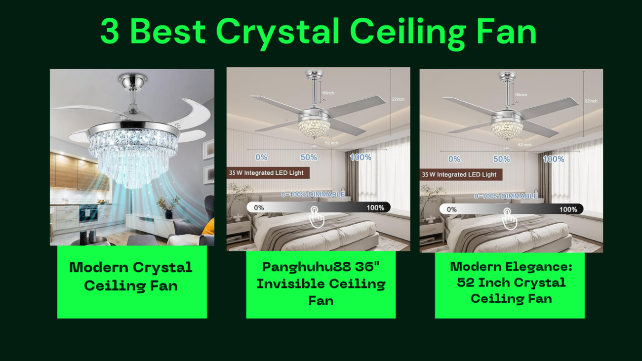 3 Best Crystal Ceiling Fan