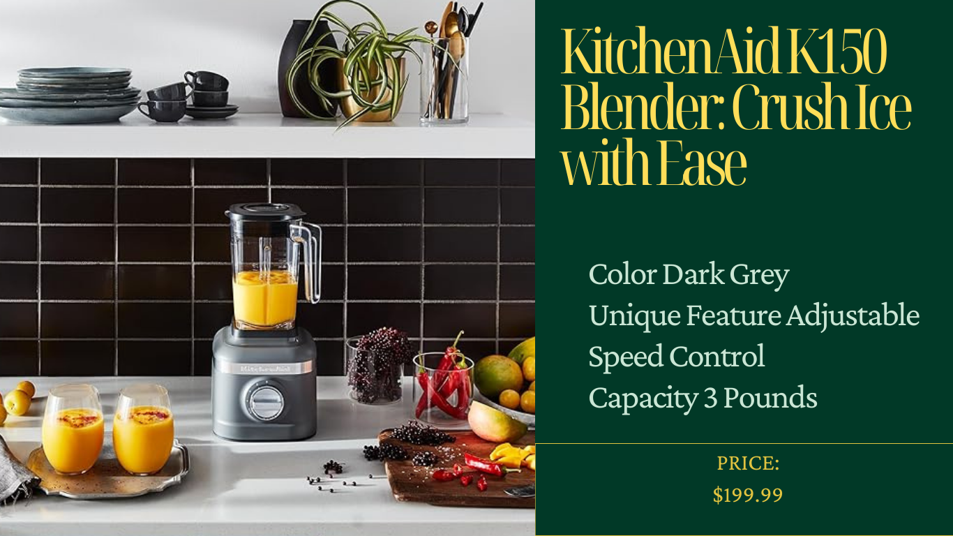 KitchenAid K150 Blender: Crush Ice with Ease