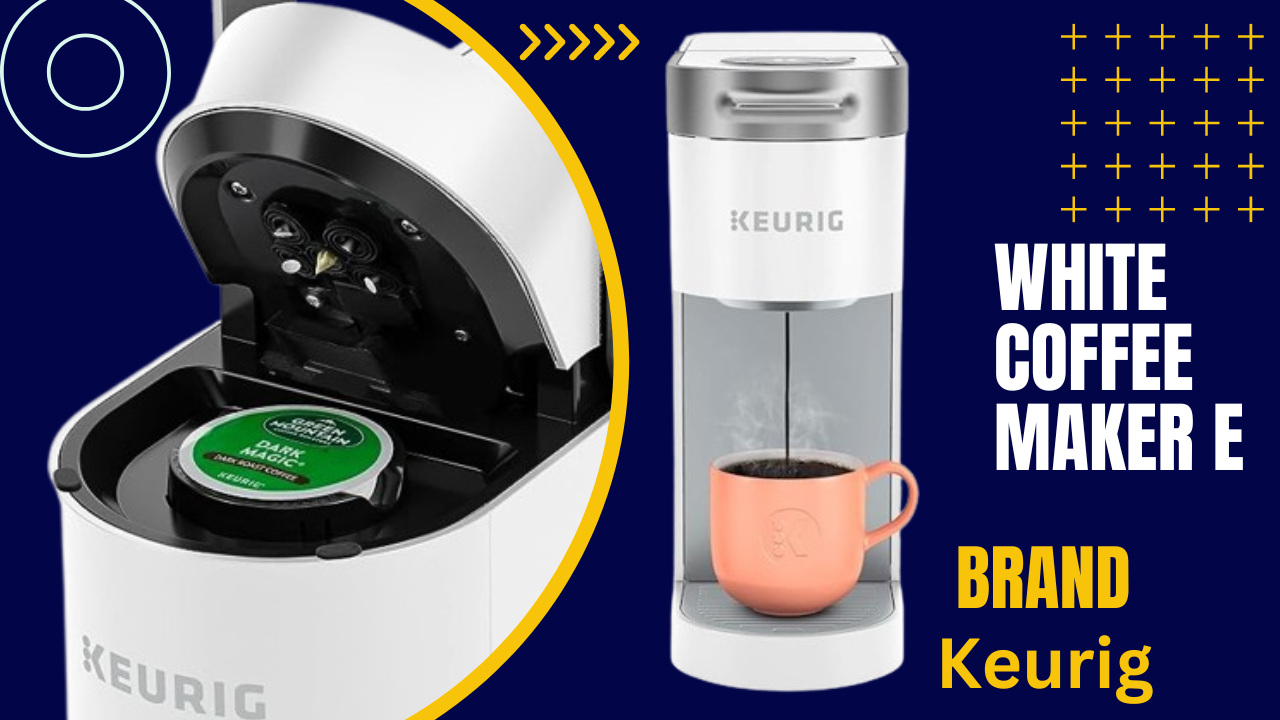 Keurig K-Slim: Stylish White Coffee Maker with Multistream Tech